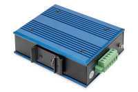 4 Port Gigabit Ethernet Netzwerk Switch, Industrial, Unmanaged, 1 SFP Uplink