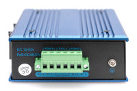 4 Port Fast Ethernet Netzwerk PoE Switch, Industrial, Unmanaged, 1 SFP Uplink