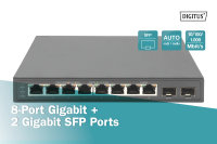 8-Port Gigabit Netzwerkswitch, Desktop, Unmanaged
