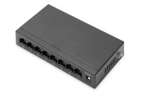 8-Port Gigabit Switch, Desktop, Unmanaged,  Metallgehäuse