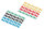 Farbclips für Patchkabel - Gemischt (je 20 Stück in Rot, Grün, Blau, Gelb, Schwarz)