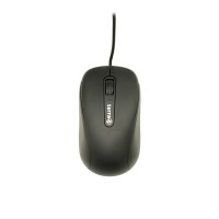 TERRA Mouse 1500 Corded Usb Black 3-Toetsen, Symmetrisch, Met Kabel, 1,80M