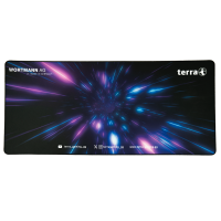 TERRA Mousepad Xxl Pure Gaming Black/Purple Schwarze...