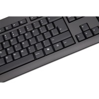 TERRA Keyboard 1500 Corded [Us/Eu] Usb Black Copilot Qwerty, 105 Toetsen, Met Kabel, 1,80M