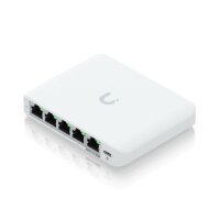 Ubiquiti Switch Unifi 5Xrj45 2.5Gbit Compact (Incl. Nt) Powered By 802.3Af/At Poe Or Usb Type C, Fanless