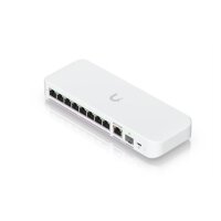 Ubiquiti Switch Unifi 8Xrj45 2.5Gbit Compact (Incl. Nt) Powered By 802.3Af/At Poe Or Usb Type C, Fanless