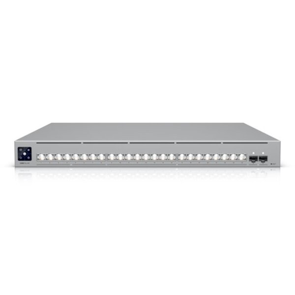 Ubiquiti Switch Unifi 8X2.5G Rj45/16X10G Rj45/2Xsfp28 Managed 19" Rack-Mountable, 1,3" Touchscreen