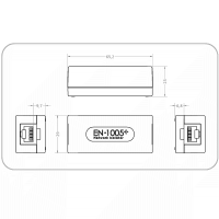 GBit Netzwerkisolator emosafe EN-1005+ mit Kabel