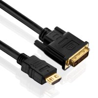 Zertifiziertes 2K HDMI / DVI Kabel – 1,00m