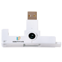 Identiv uTrust SmartFold SCR3500 A, USB, weiß