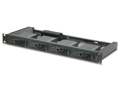 KTI KCR-4MC 4-Slot Medienkonverter Chassis inkl. Netzteil