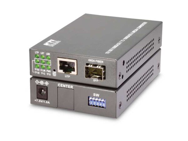 KTI KGC-310M-SX-2km /C Gigabit Medienkonverter RJ45 / LC MM 2km