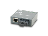 KTI KFC-200-T /B Kompakter Medienkonverter RJ45 / ST MM 2km