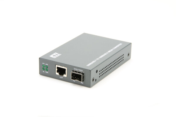 KTI KGC-300-LX Gigabit Medienkonverter RJ45 / LC SM 10km