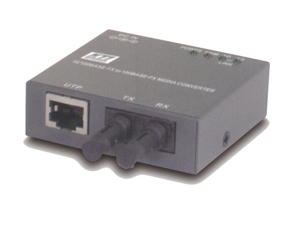 KTI KFC-200-SL2 Kompakter Medienkonverter RJ45 / SC SM 20km