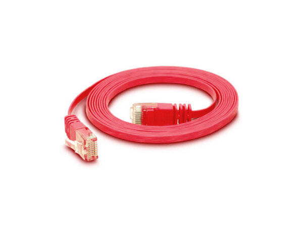 Slimwire SLW+-rt-1.0 SlimWire+ Patchkabel rot 1.0 m