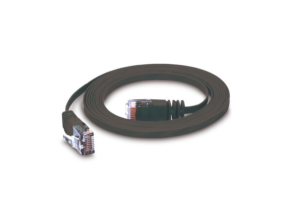 Slimwire SLW+-sw-0.3 SlimWire+ Patchkabel schwarz 0.3 m