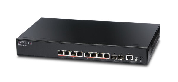 EdgeCore ECS-2100-10P 8+2-Port Gigabit PoE Switch