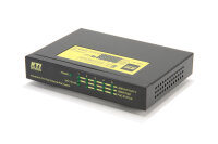 KTI KSD-541-HP 5-Port Industrie PoE+ Switch