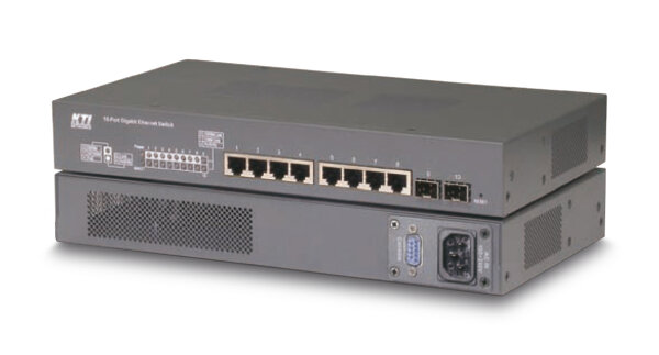 KTI KGS-0820-C-S 10-Port Gigabit Switch mit 2x SFP-Slot