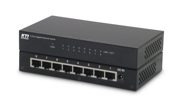 KTI KGS-SOHO-8 /B 8-Port Gigabit Switch
