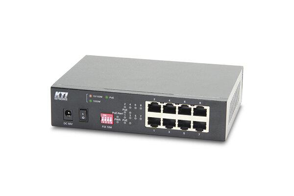 KTI KGS-0800-4HP 8-Port Gigabit Switch mit PoE