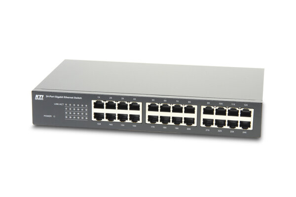 KTI KGS-124 /B 24-Port Gigabit Switch